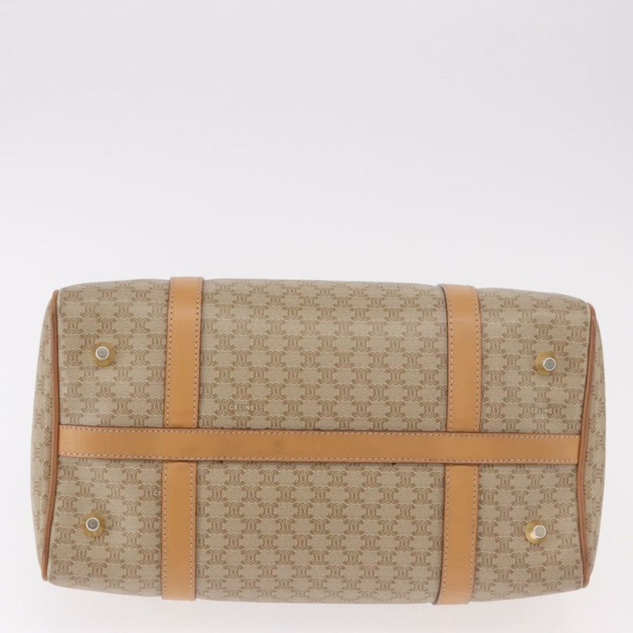 【日本直送】CELINE Macadam帆布波士頓包 PVC米色金色 正品 188481V-5