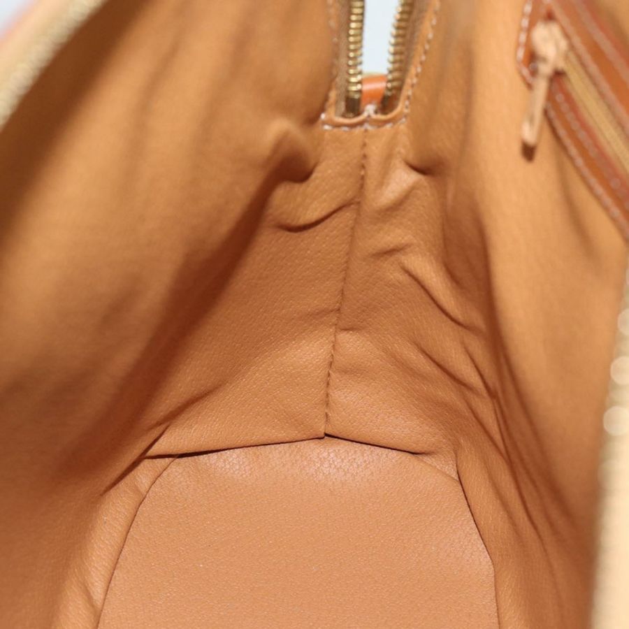 【日本直送】CELINE Macadam帆布手提包 PVC皮革 兩用棕色金色 正品 188224SAV-21