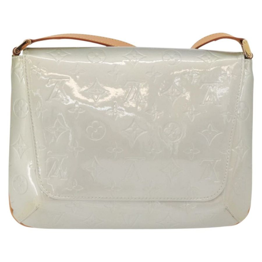 【日本直送】路易威登 Monogram Vernis Thompson Street Bag Gris M91008 LV Auth 188483V-1
