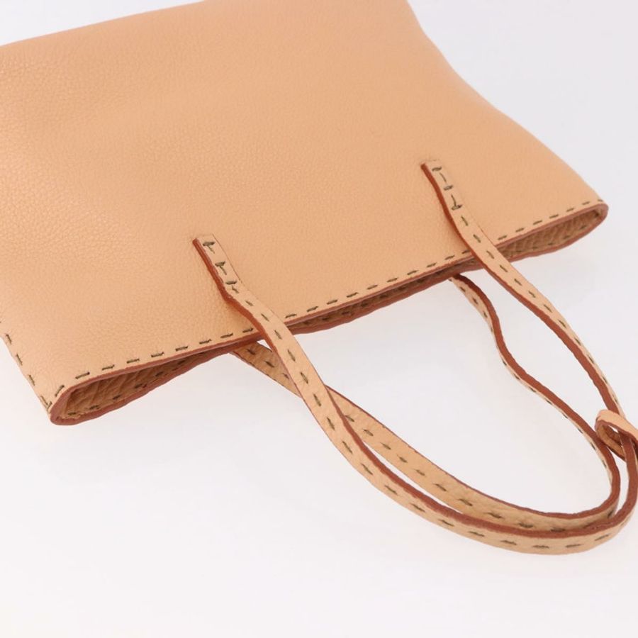 【日本直送】FENDI Celeria 手提包 皮革 橙色 正品 189383V-5