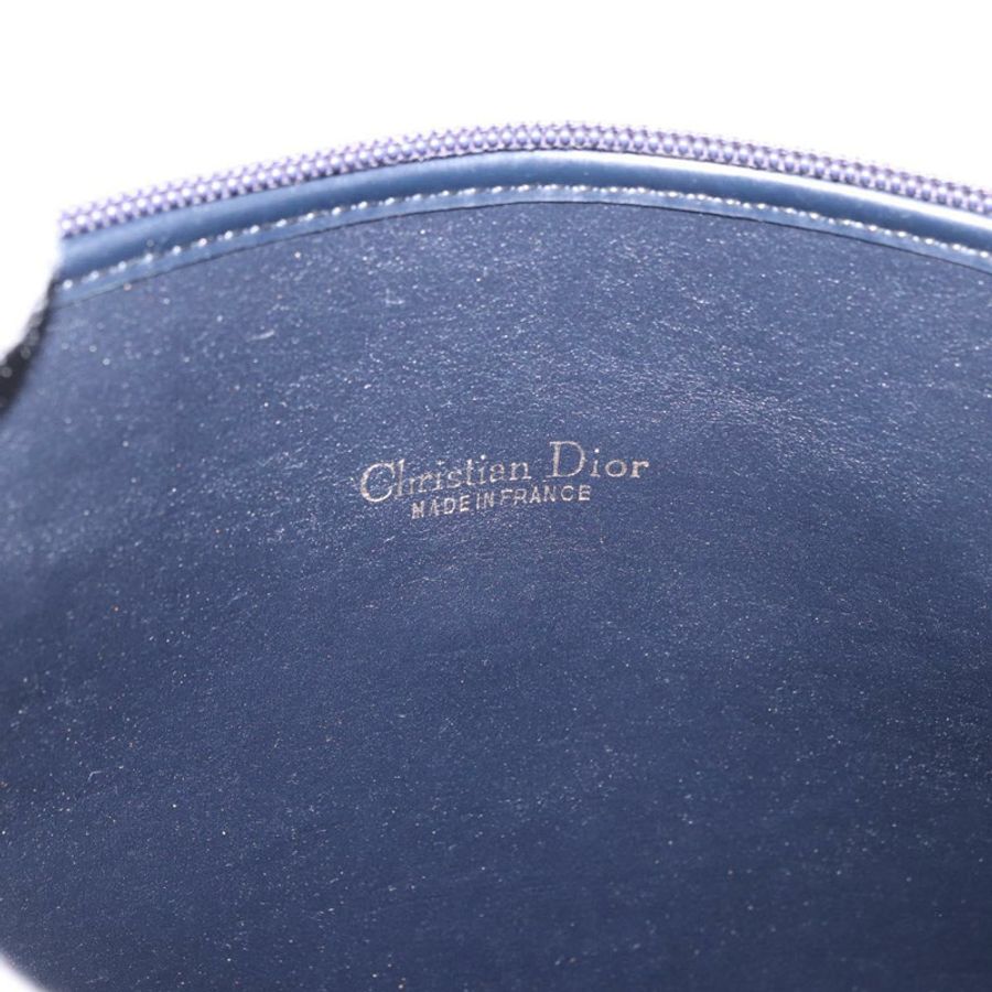 【日本直送】Christian Dior Trotter帆布肩背包 海軍藍 金色 正品 189386A-10