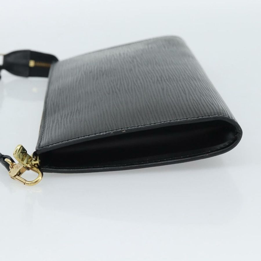 【日本直送】路易威登 Epi Pochette Accessoires 手拿包 黑色 M52982 LV Auth 187872A-2