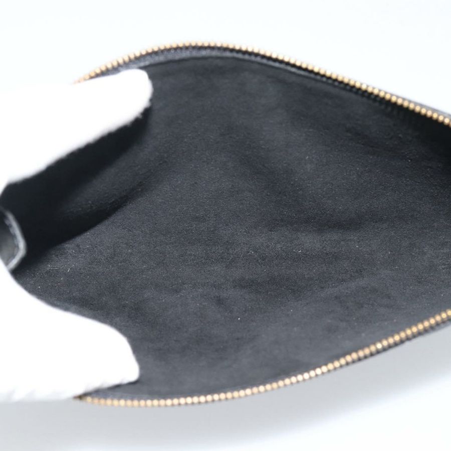 【日本直送】路易威登 Epi Pochette Accessoires 手拿包 黑色 M52982 LV Auth 187872A-9
