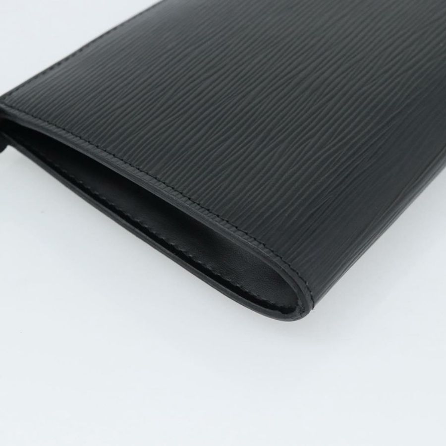 【日本直送】路易威登 Epi Pochette Accessoires 手拿包 黑色 M52982 LV Auth 187872A-17