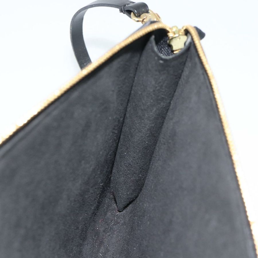 【日本直送】路易威登 Epi Pochette Accessoires 手拿包 黑色 M52982 LV Auth 187872A-20
