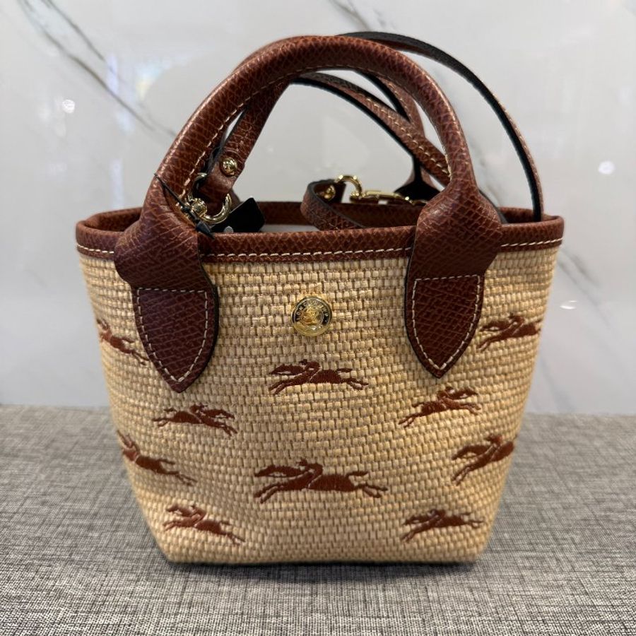 Longchamp 迷你編織兩用包-0