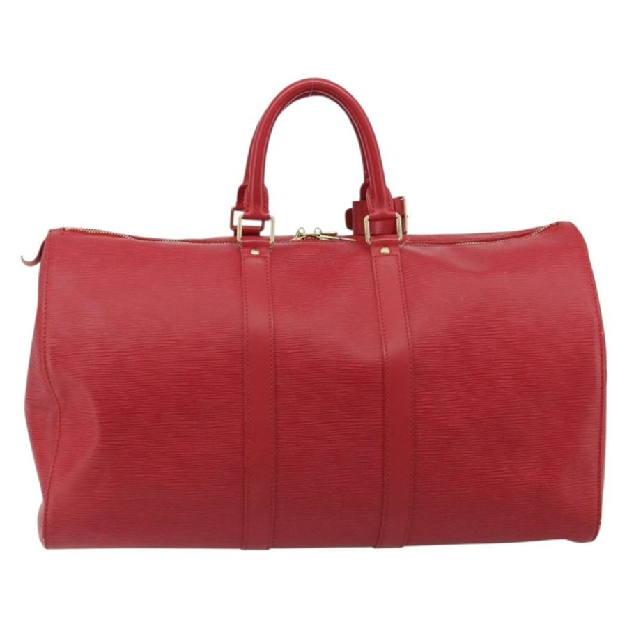【日本直送】路易威登 Epi Keepall 45 波士頓包 紅色 M42977 LV 正品 189520A-1