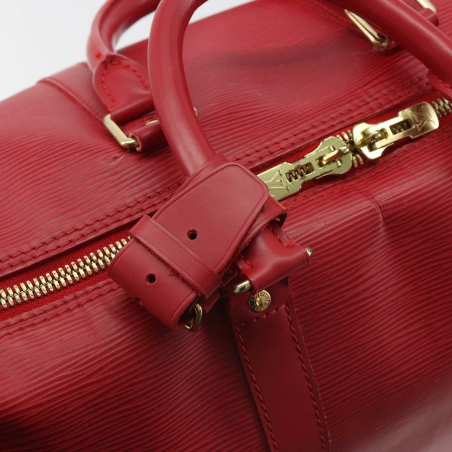 【日本直送】路易威登 Epi Keepall 45 波士頓包 紅色 M42977 LV 正品 189520A-17