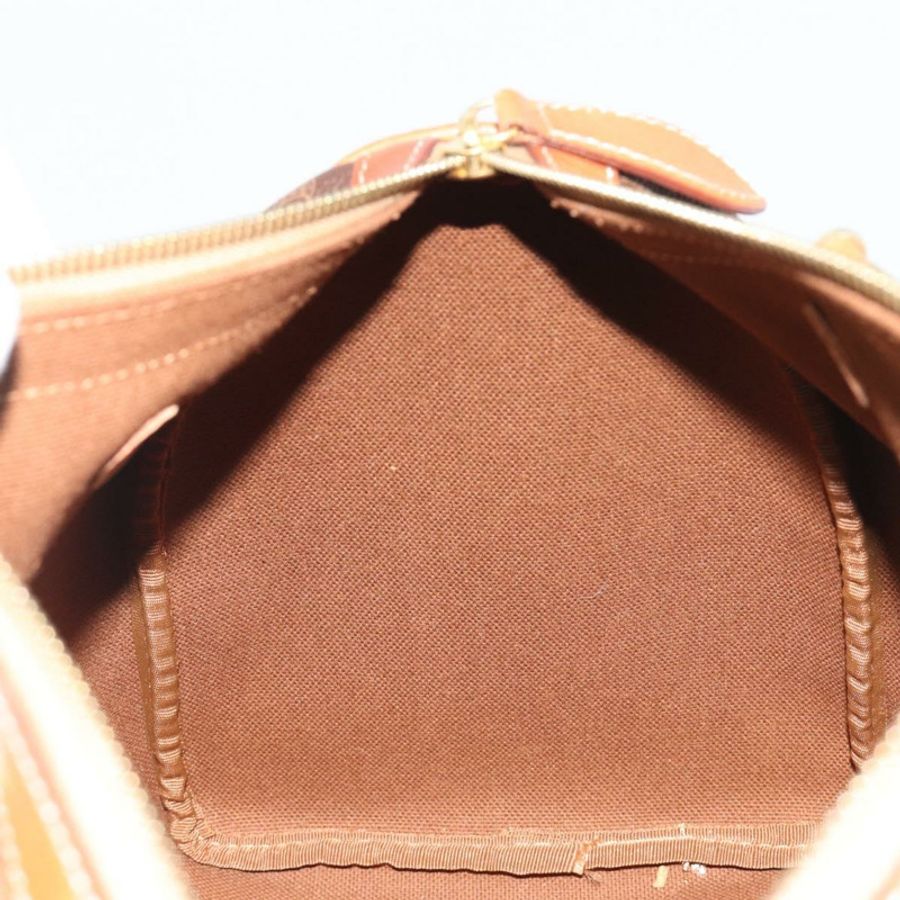 【日本直送】CELINE Macadam帆布波士頓包 PVC皮革 棕色 金色 正品 189503A-17