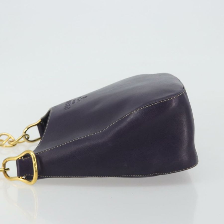 【日本直送】PRADA 紫色金色皮革肩背包,正品編號 188299A-3
