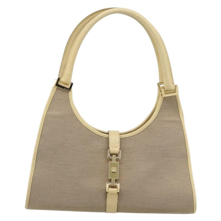 【日本直送】GUCCI 肩背包 帆布 皮革 米色 金色 002 1067 正品 188585A-12
