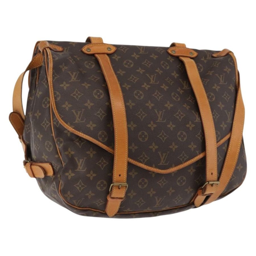 【日本直送】路易威登 Monogram Saumur 43 肩背包 M42252 LV Auth 189607-0