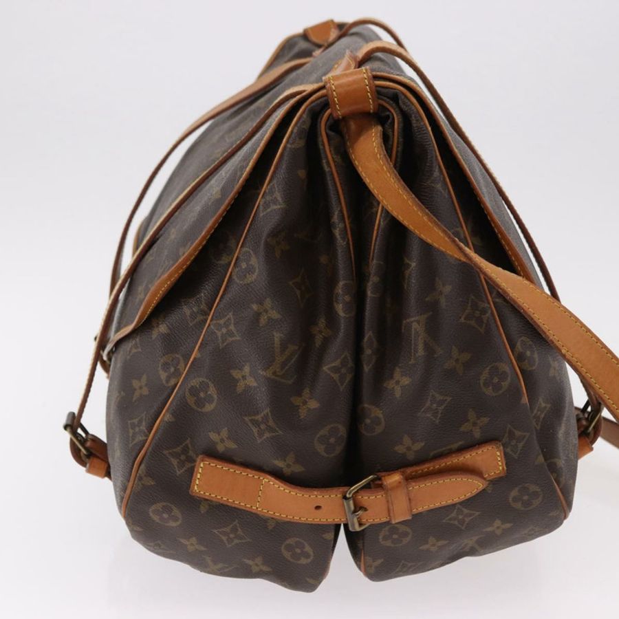 【日本直送】路易威登 Monogram Saumur 43 肩背包 M42252 LV Auth 189607-2