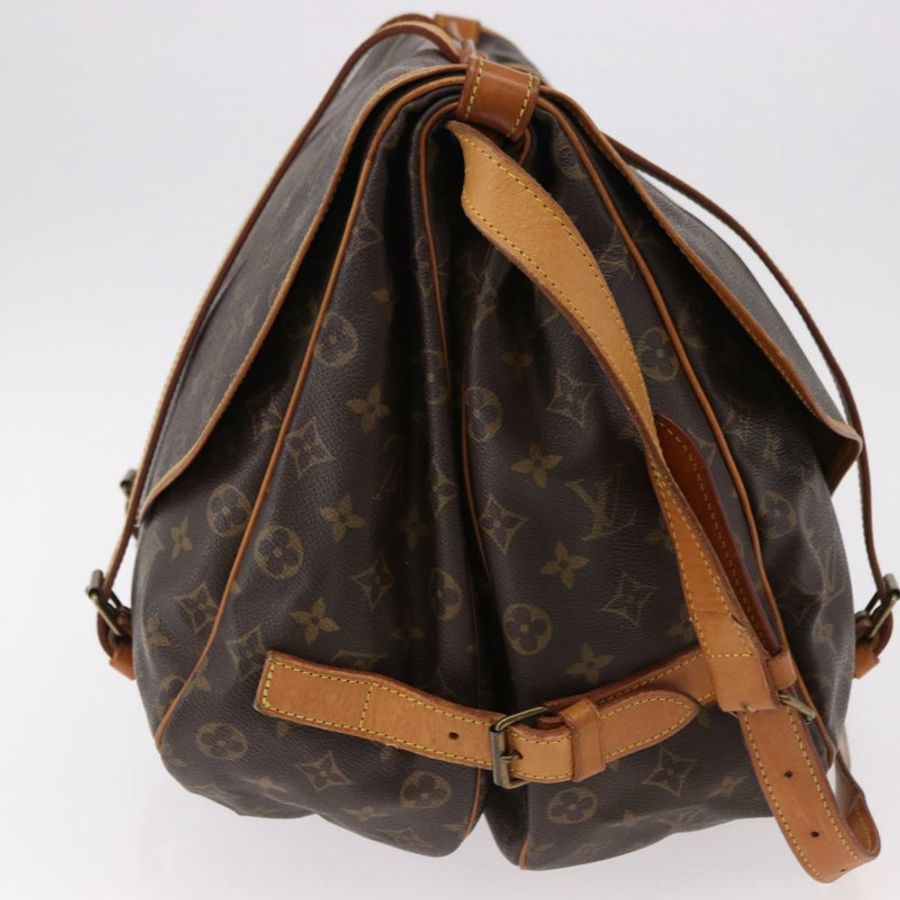 【日本直送】路易威登 Monogram Saumur 43 肩背包 M42252 LV Auth 189607-3