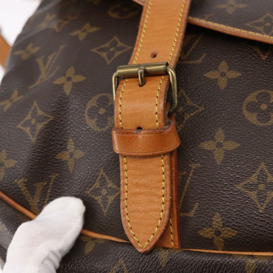 【日本直送】路易威登 Monogram Saumur 43 肩背包 M42252 LV Auth 189607-18