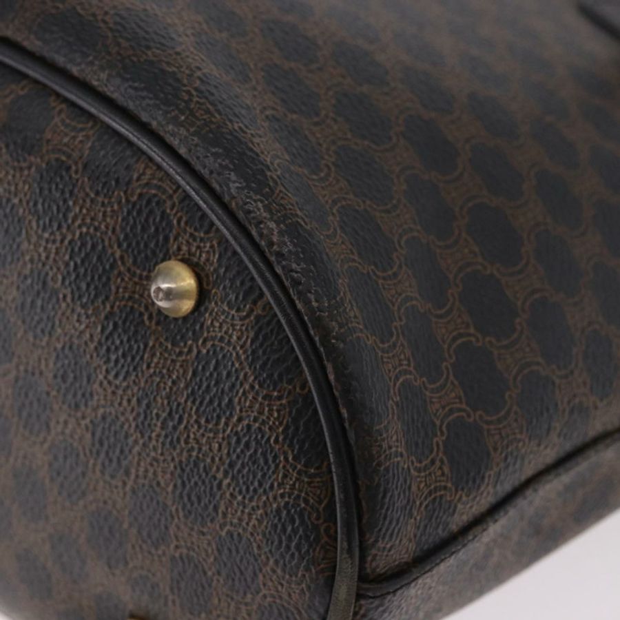 【日本直送】CELINE Macadam帆布托特包 PVC皮革 黑色金色 正品 BA13696A-13