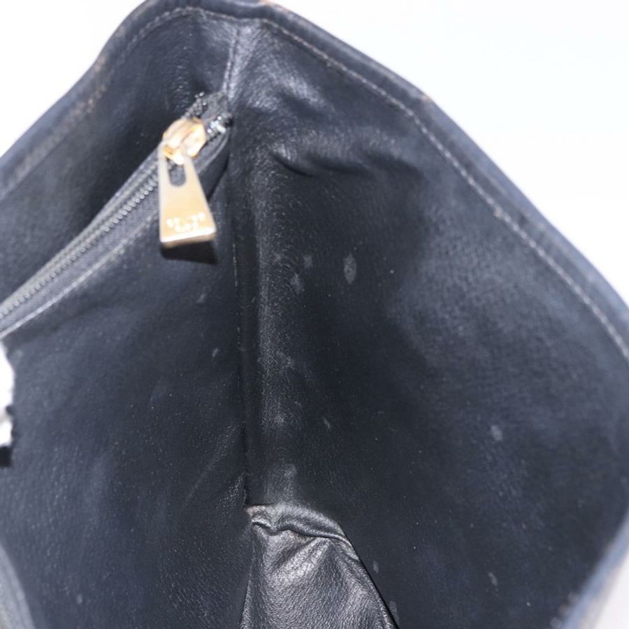 【日本直送】CELINE Macadam帆布托特包 PVC皮革 黑色金色 正品 BA13696A-22