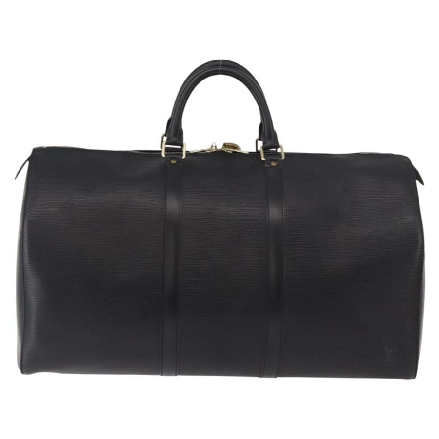 【日本直送】路易威登 Epi Keepall 50 波士頓包 黑色 M42962 LV 正品 190102SAV-1