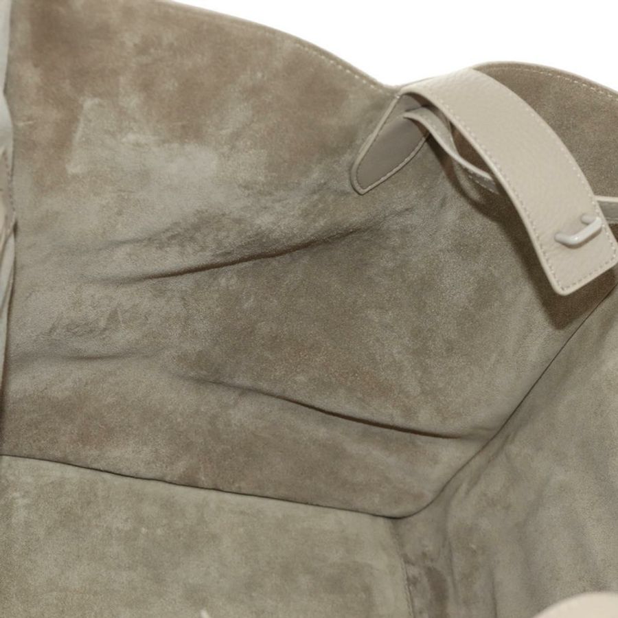 【日本直送】CELINE Luggage 小方形 Phantom 手提包,米色皮革,正品,貨號 190074M-23