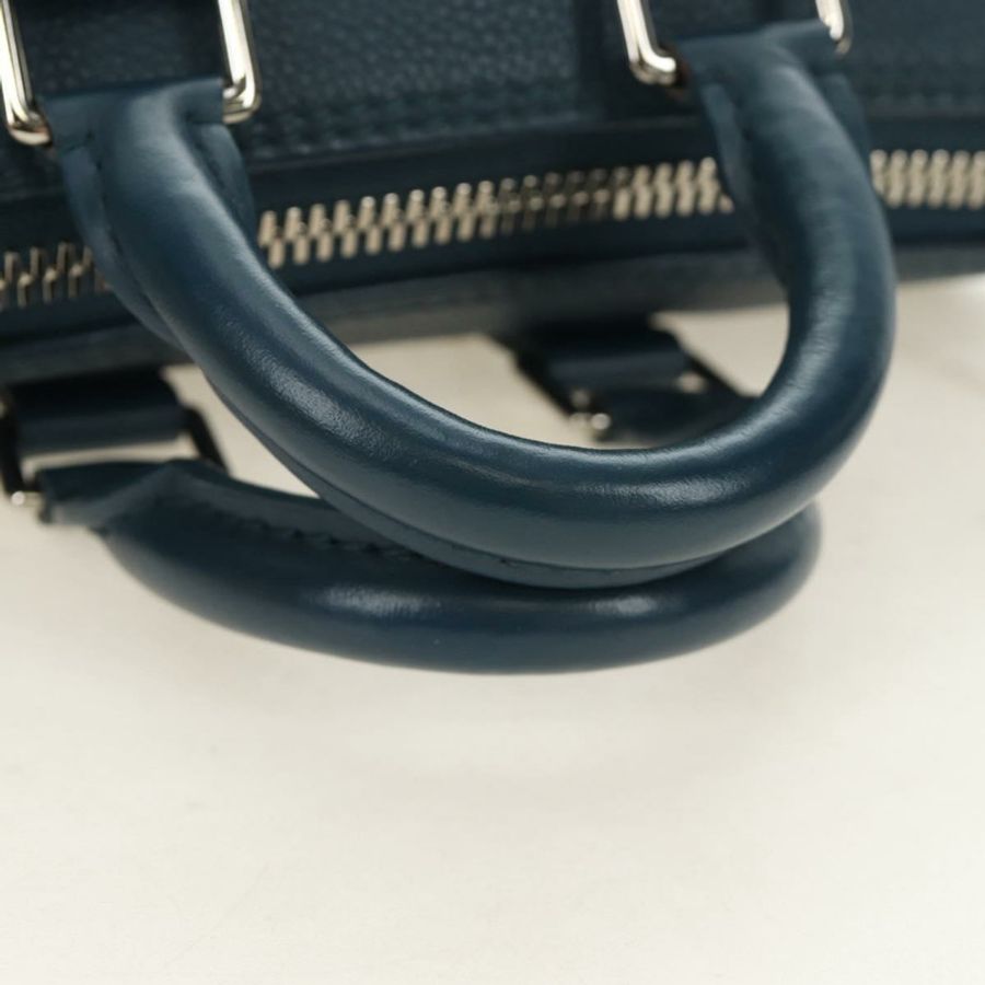 【日本直送】路易威登 Aerogram Keepall XS 旅行包,藍色皮革,貨號 M81003,LV 正品,編號 189893M-6