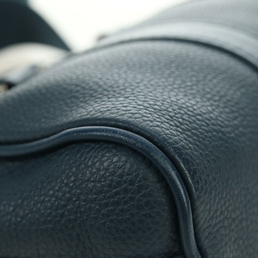 【日本直送】路易威登 Aerogram Keepall XS 旅行包,藍色皮革,貨號 M81003,LV 正品,編號 189893M-15