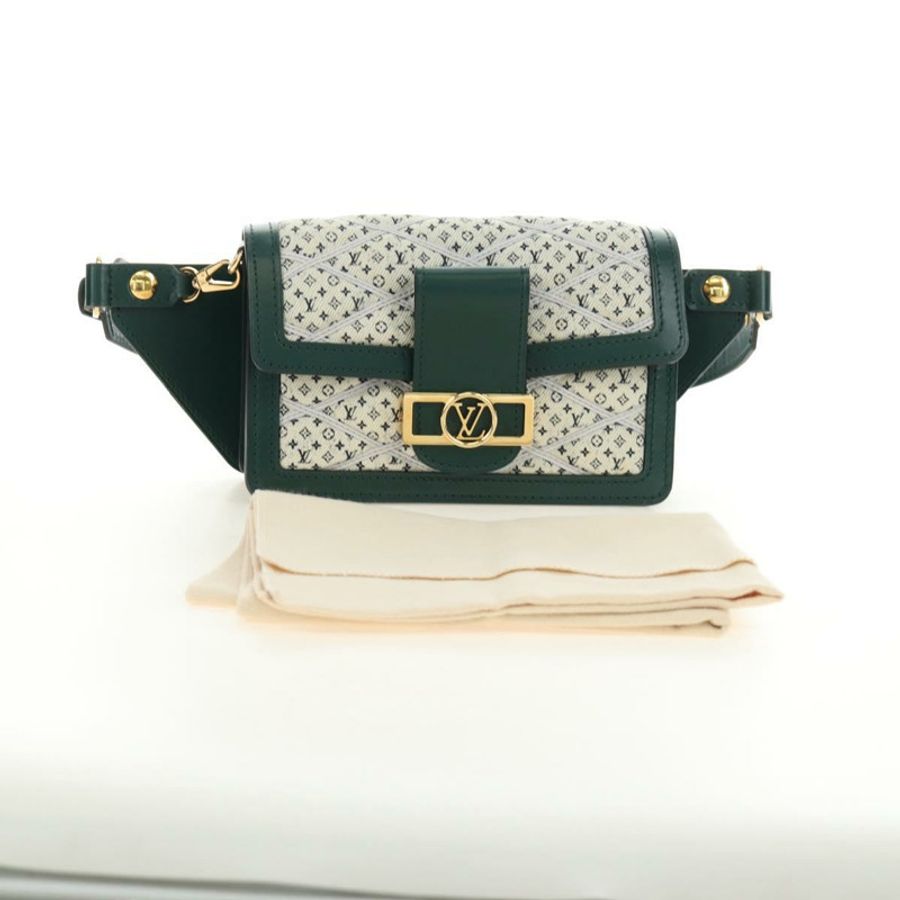 【日本直送】路易威登 Monogram Maltage 系列腰包 Dauphine 綠色 M44724 正品 189902M-11