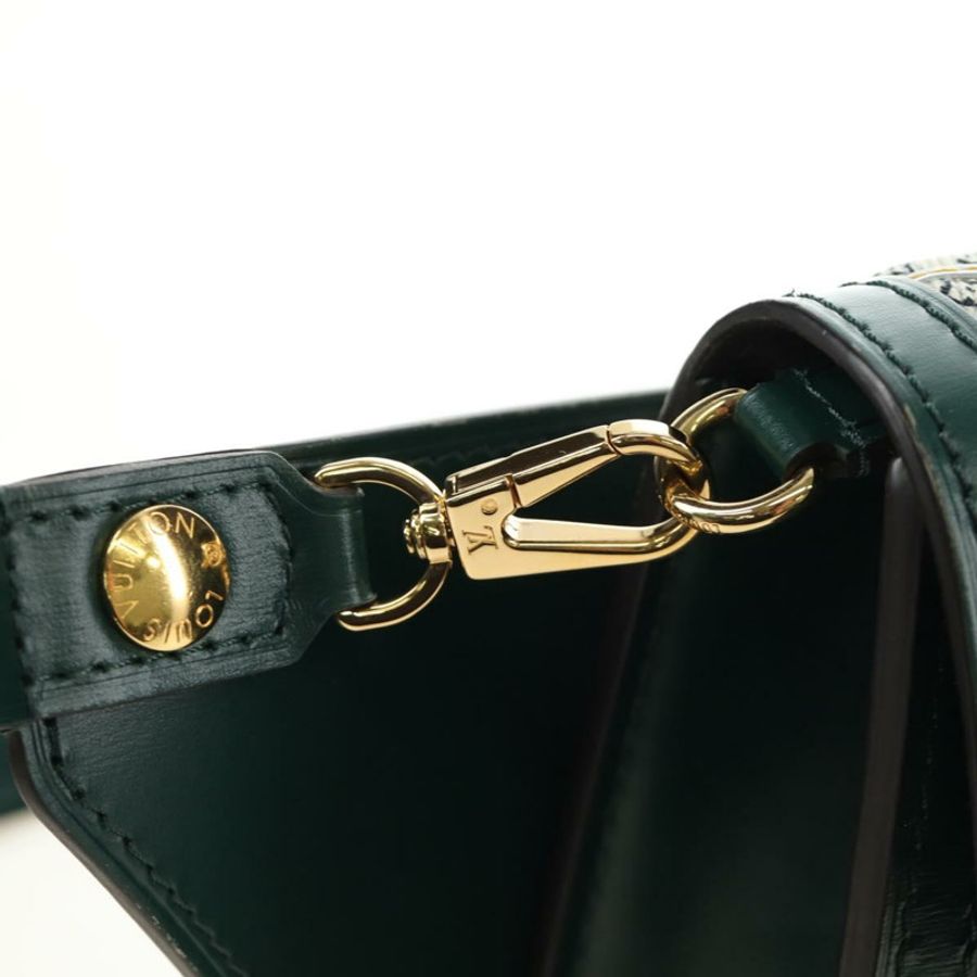 【日本直送】路易威登 Monogram Maltage 系列腰包 Dauphine 綠色 M44724 正品 189902M-23