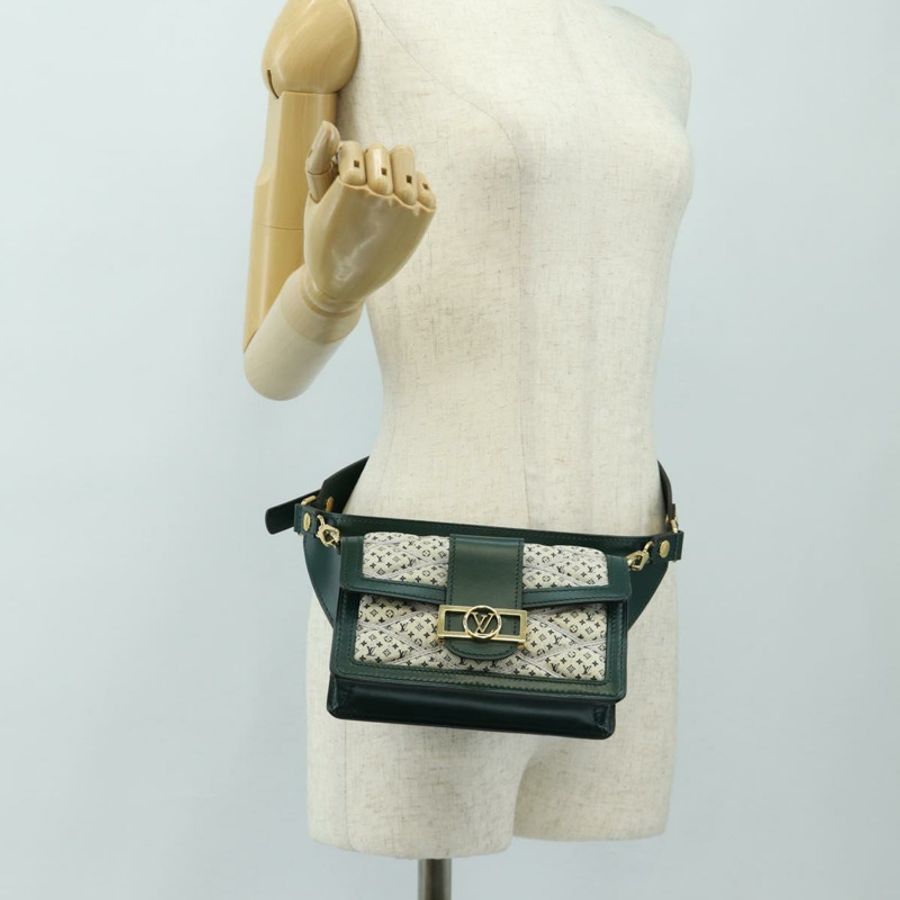 【日本直送】路易威登 Monogram Maltage 系列腰包 Dauphine 綠色 M44724 正品 189902M-34