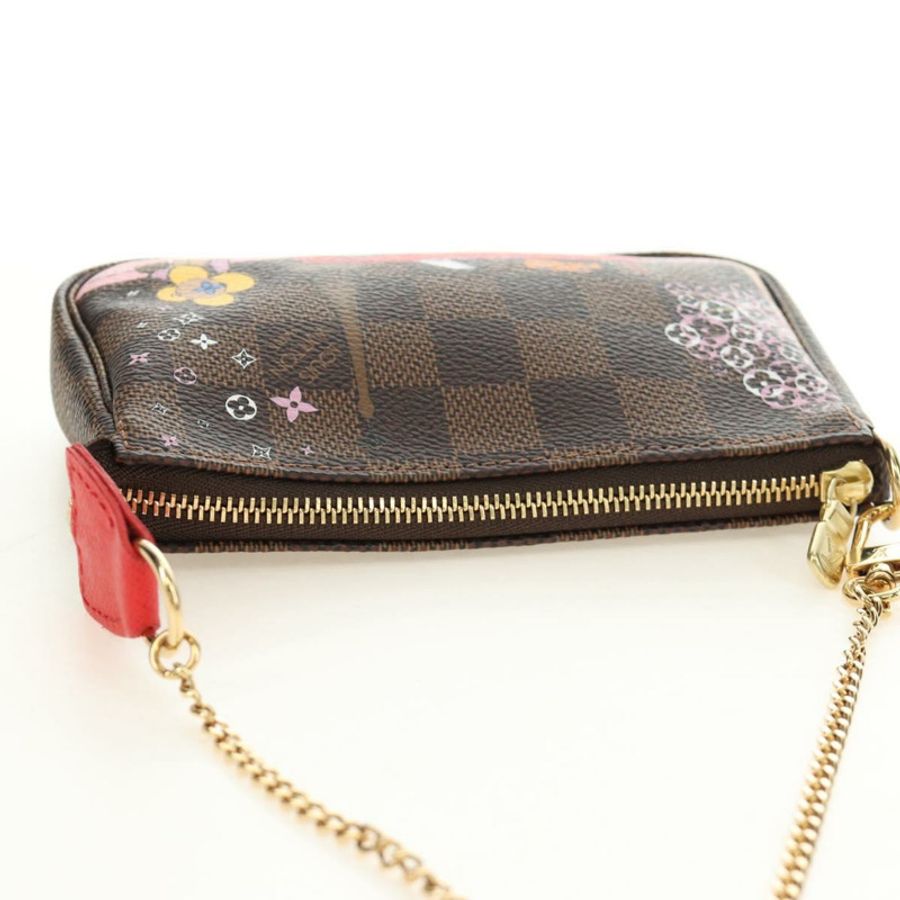 【日本直送】路易威登 Damier Ebene Vivienne 迷你手拿包配件正品 190175M-5