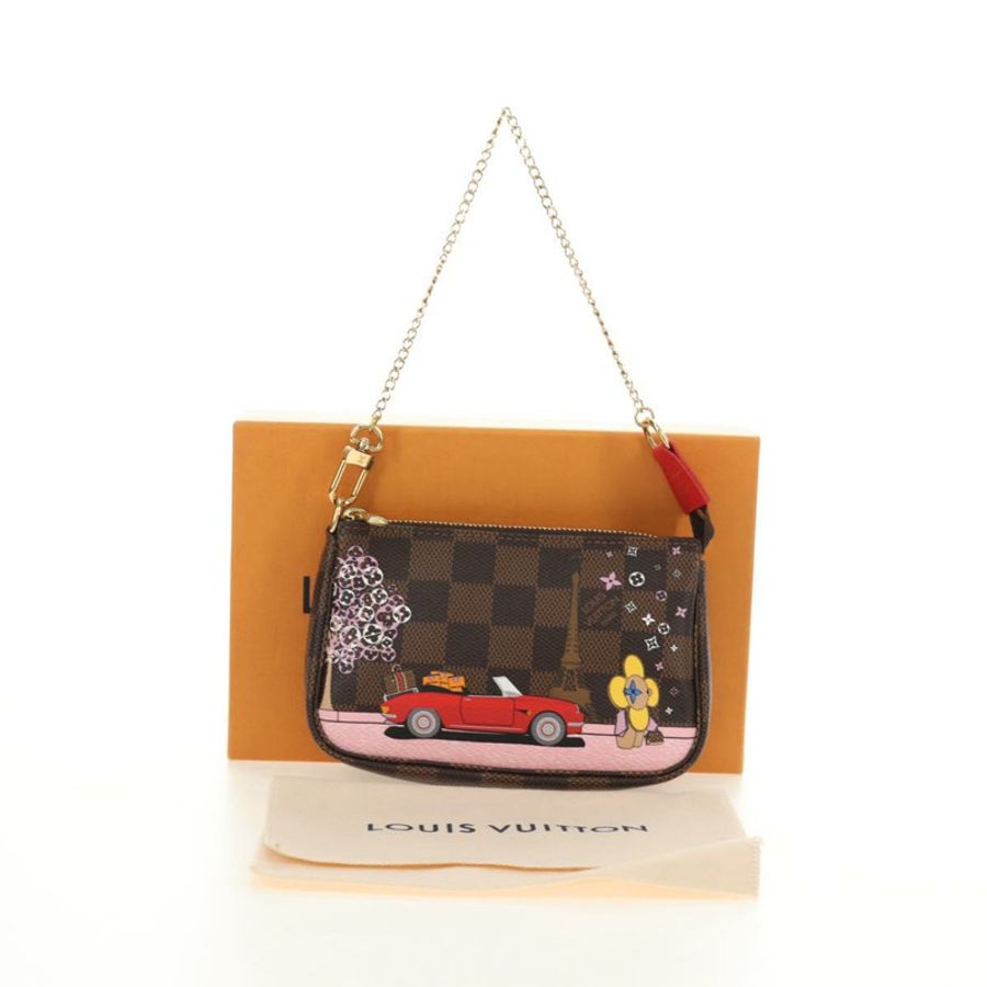 【日本直送】路易威登 Damier Ebene Vivienne 迷你手拿包配件正品 190175M-11
