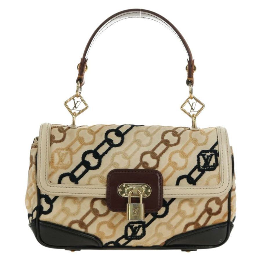 【日本直送】路易威登 Monogram Charm Pochette Lover 手袋 象牙色 M95194 LV 正品 190047SAV-12