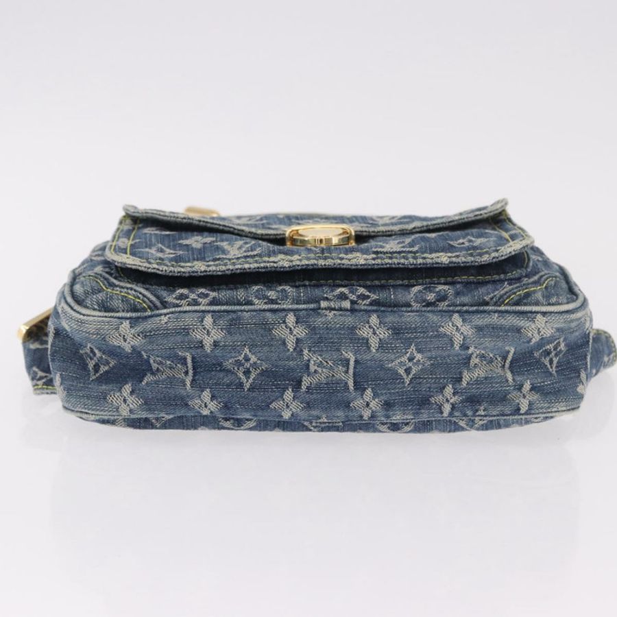 【日本直送】路易威登 Monogram 牛仔布腰包/斜背包 藍色 M95347 LV 正品 190155SAV-4