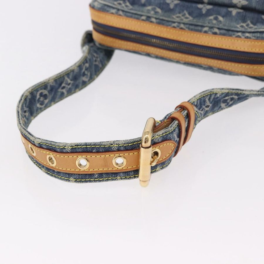【日本直送】路易威登 Monogram 牛仔布腰包/斜背包 藍色 M95347 LV 正品 190155SAV-6