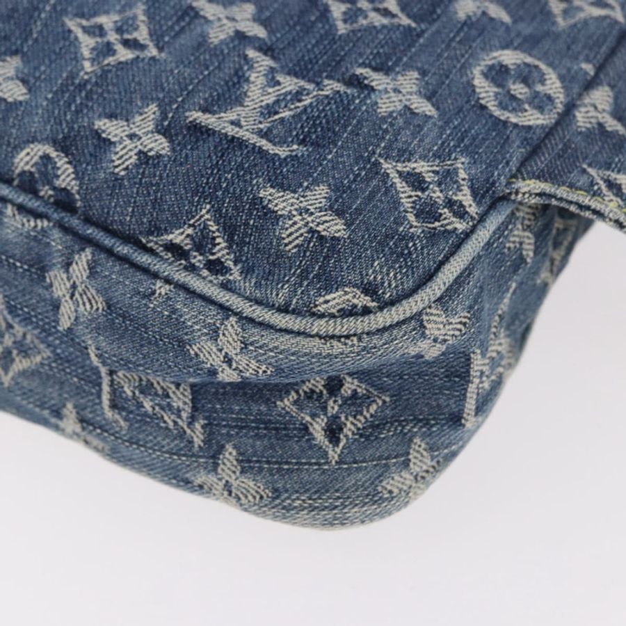 【日本直送】路易威登 Monogram 牛仔布腰包/斜背包 藍色 M95347 LV 正品 190155SAV-15