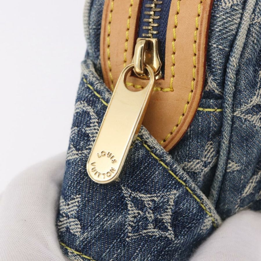 【日本直送】路易威登 Monogram 牛仔布腰包/斜背包 藍色 M95347 LV 正品 190155SAV-16