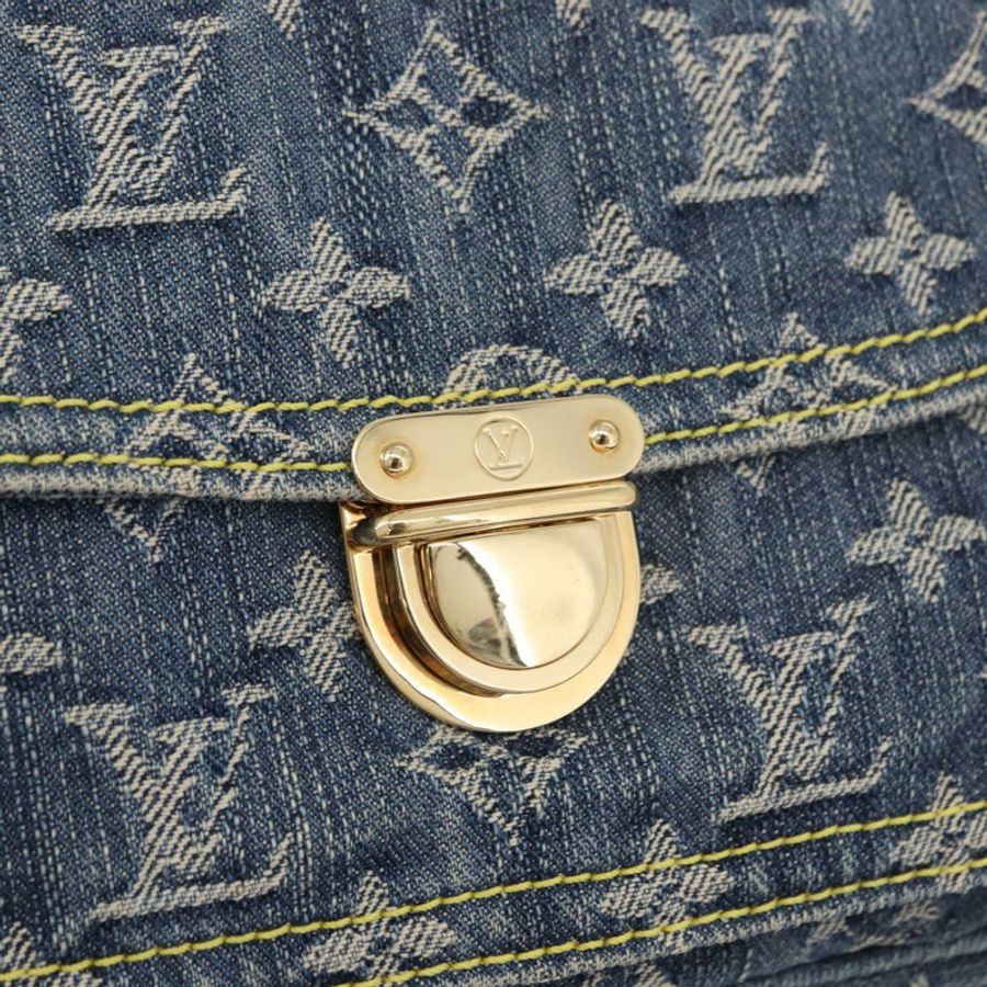 【日本直送】路易威登 Monogram 牛仔布腰包/斜背包 藍色 M95347 LV 正品 190155SAV-17