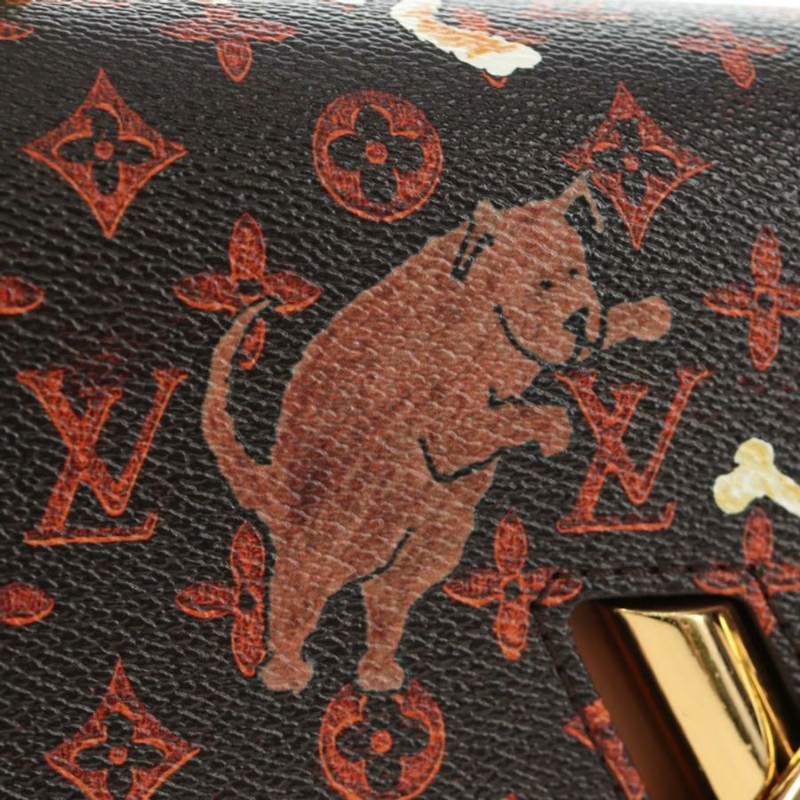 【日本直送】路易威登 Catgram Sac Twist MM 肩背包 酒紅色 M44408 LV Auth 190114SAM-22