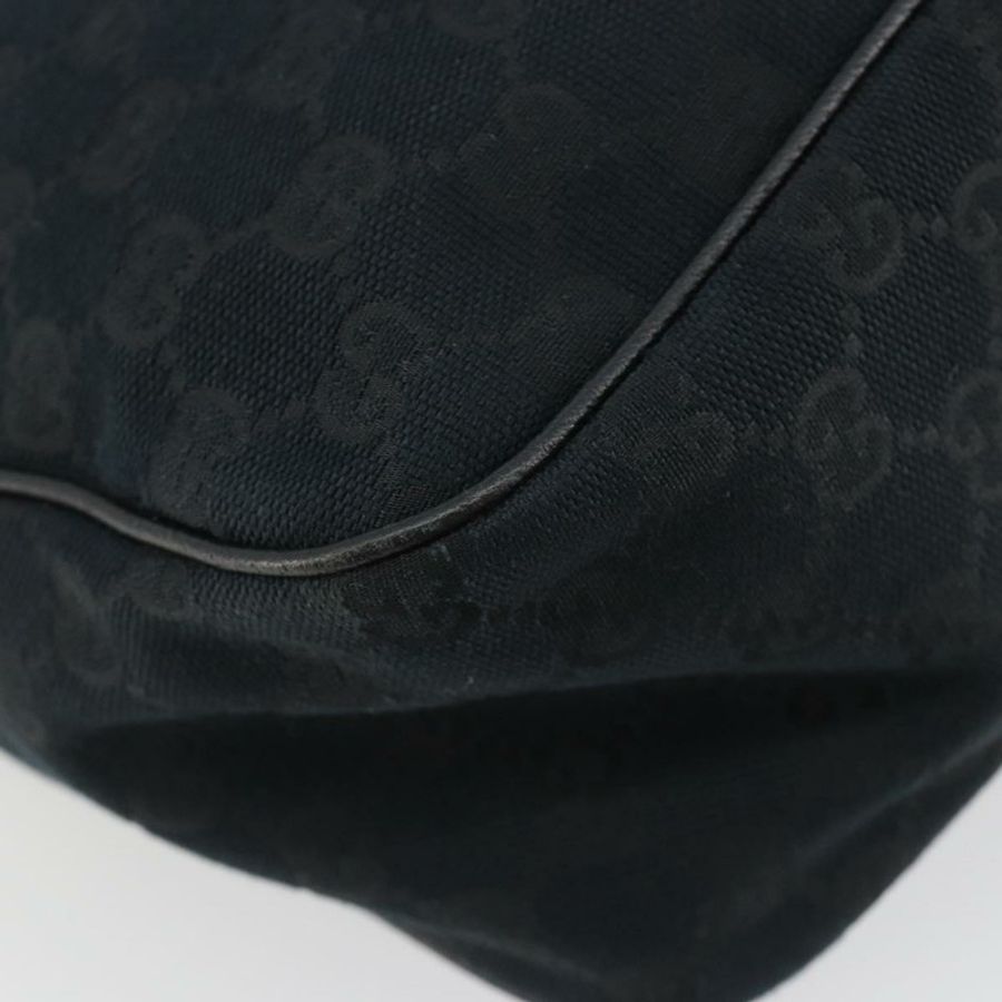 【日本直送】GUCCI GG帆布Abbey單肩包 黑色 銀色 153025 正品 186646SAV-16