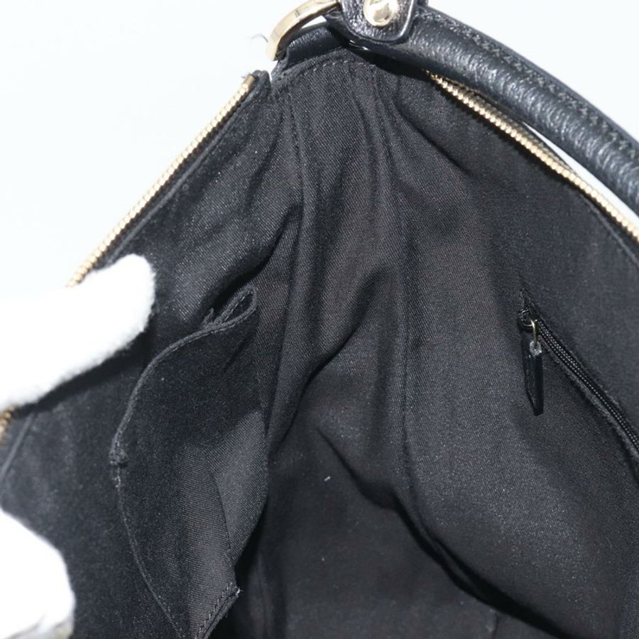 【日本直送】GUCCI GG帆布Abbey單肩包 黑色 銀色 153025 正品 186646SAV-20