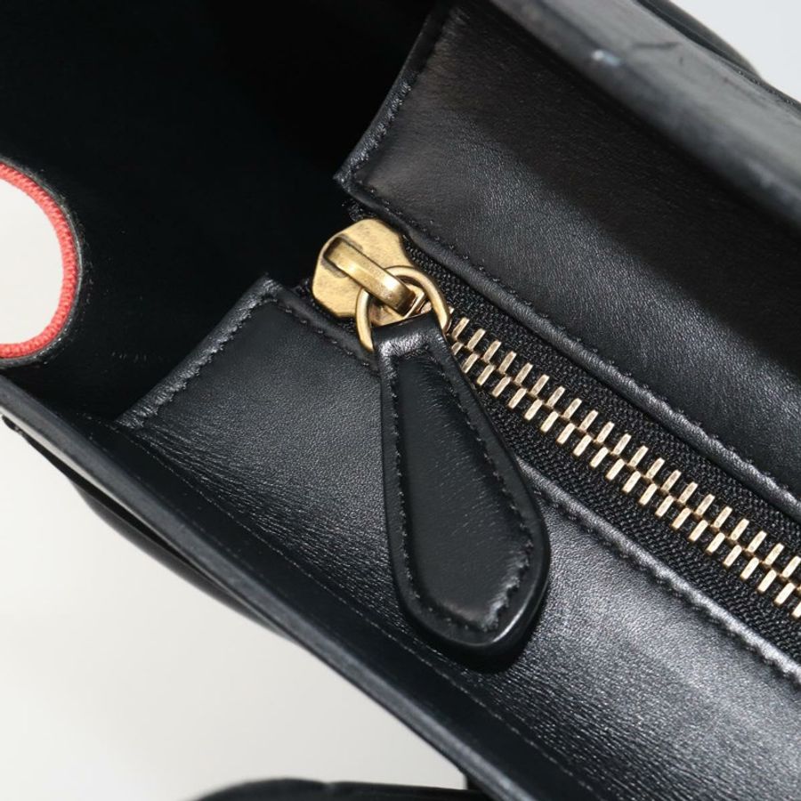 【日本直送】CELINE Luggage Micro Shopper 手提包 帆布 米色 金色 正品 190479A-19