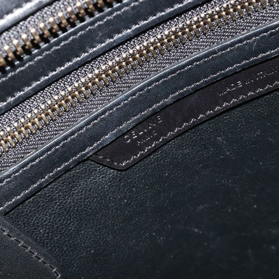 【日本直送】CELINE Luggage Micro Shopper 手提包 帆布 米色 金色 正品 190479A-20