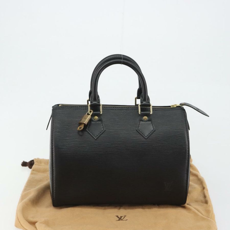 【日本直送】路易威登 Epi Speedy 25 手提包 黑色 M59042 LV 正品 190404SAV-23