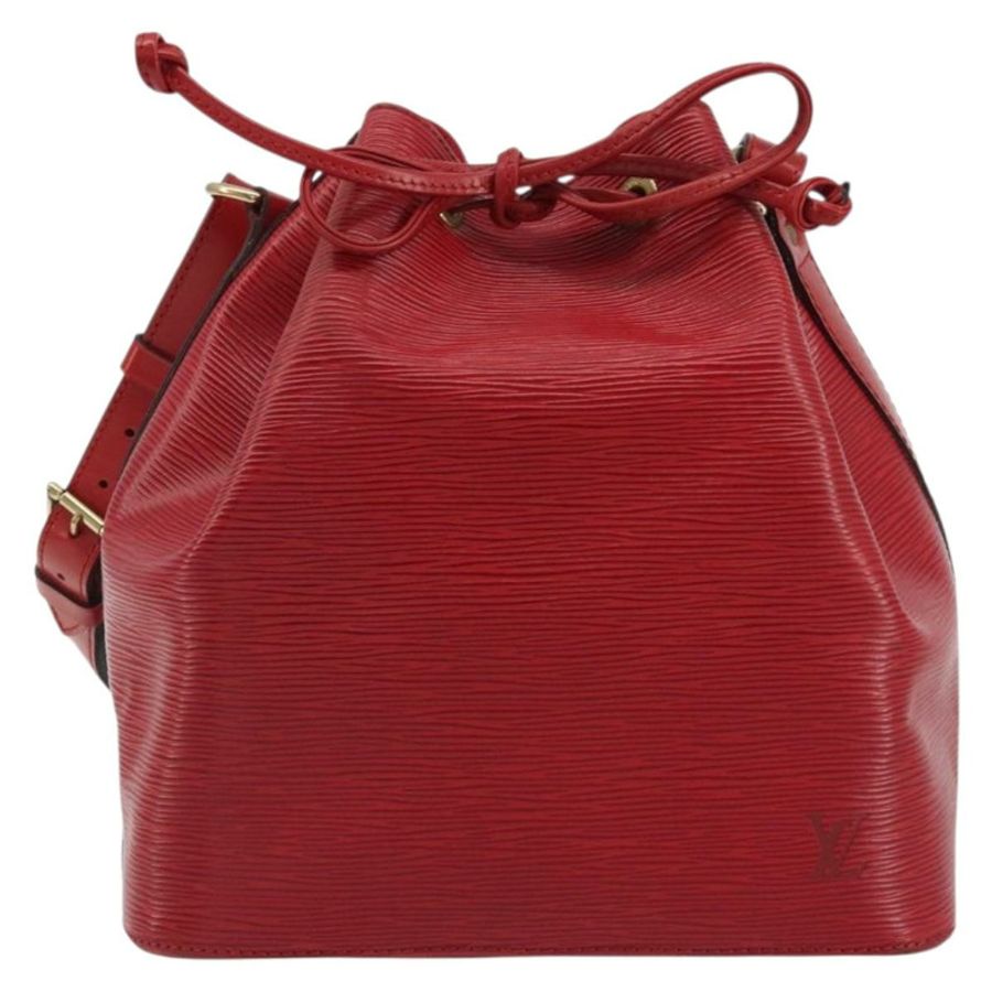 【日本直送】路易威登 Epi Petit Noe 紅色單肩背包 M44107 LV 正品 188077V-1