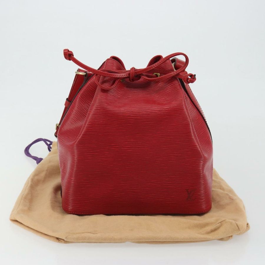 【日本直送】路易威登 Epi Petit Noe 紅色單肩背包 M44107 LV 正品 188077V-11