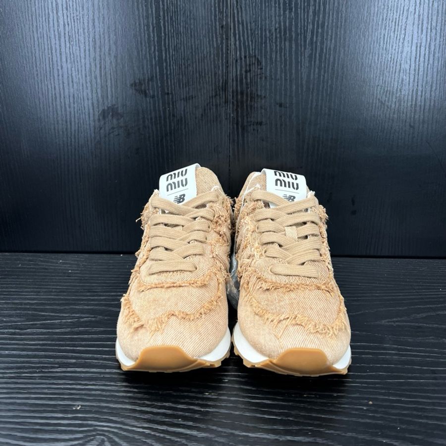 miumiu nb574 褐色 36.5碼 無附件99新 試穿成色-1