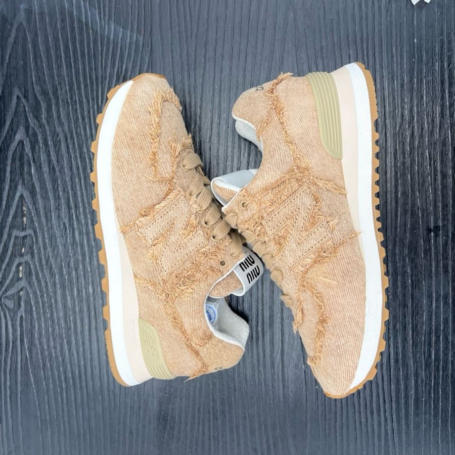 miumiu nb574 褐色 36.5碼 無附件99新 試穿成色-5