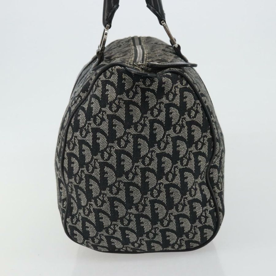 【日本直送】Christian Dior Trotter帆布手提包 海軍藍 銀色 正品 186666A-2