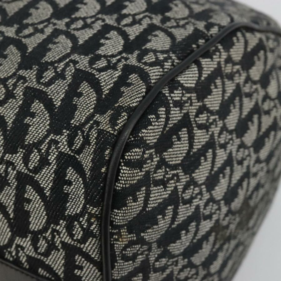 【日本直送】Christian Dior Trotter帆布手提包 海軍藍 銀色 正品 186666A-7