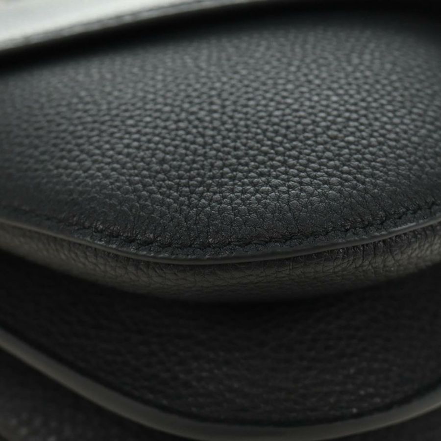 【日本直送】BOTTEGA VENETA 鏈條單肩包 皮革 2way 黑色 金色 Auth 190448V-14