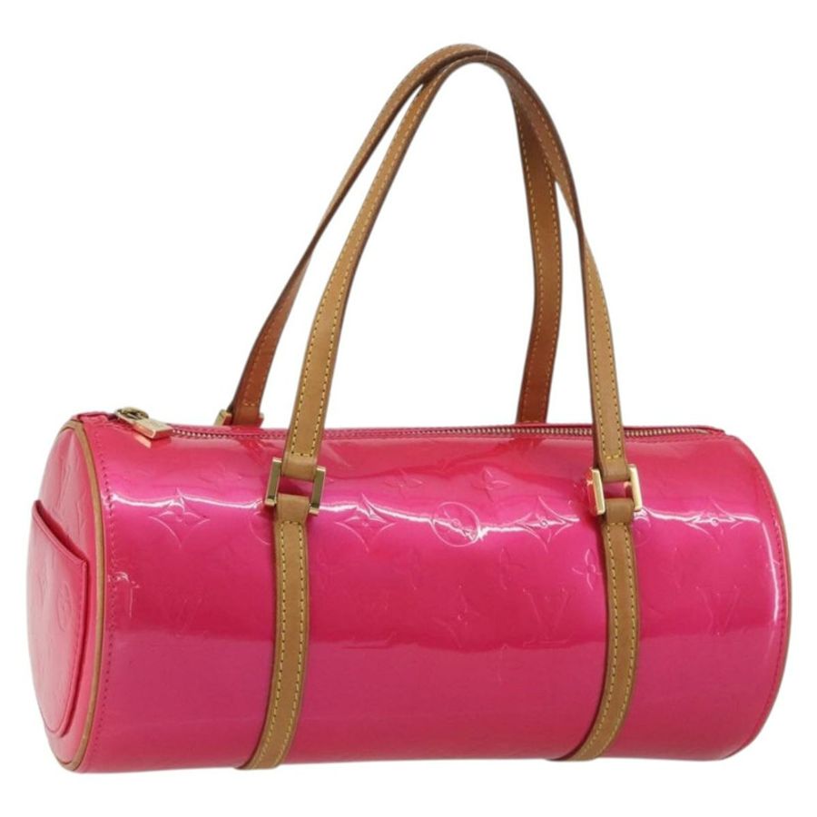 【日本直送】路易威登 Monogram Vernis Bedford 手袋 玫紅色 M91255 LV 正品 190057A-0